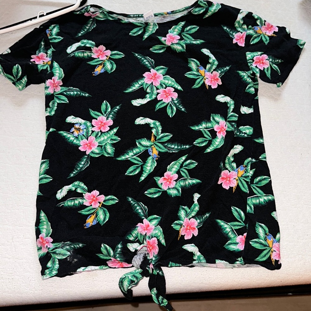 old navy tie front top